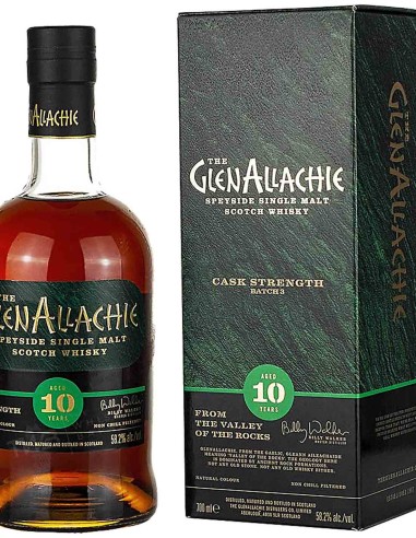 Single Malt Scotch Whisky The GlenAllachie 10 ans Cask Strength 70 cl.