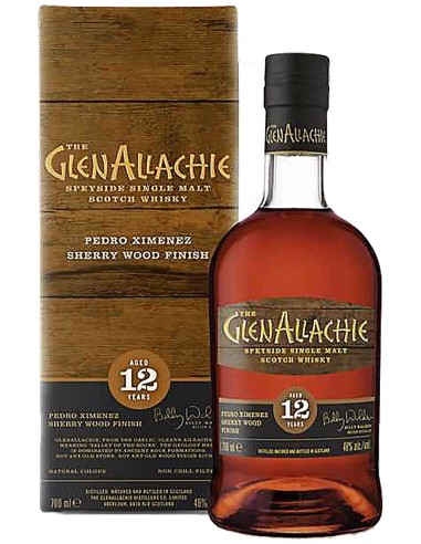 Single Malt Scotch Whisky The GlenAllachie 12 ans Limited Edition Pedro Ximenez Cask Finish 70 cl.