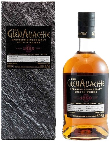 Single Malt Scotch Whisky The GlenAllachie 1989 Cask 100049 Sherry Butt 70 cl.