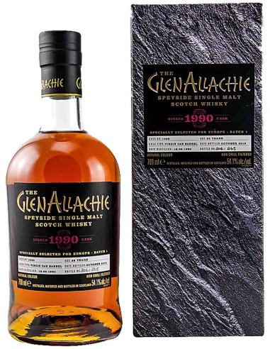 Single Malt Scotch Whisky The GlenAllachie 1990 Cask 1468 Virgin Oak Hogshead 70 cl.