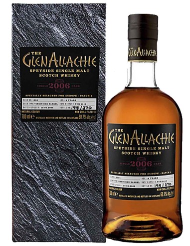 Single Malt Scotch Whisky The GlenAllachie 2006 Cask 1395 Virgin Oak 70 cl.