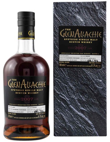 Single Malt Scotch Whisky The GlenAllachie 2007 Cask 4573 Oloroso Cask 70 cl.