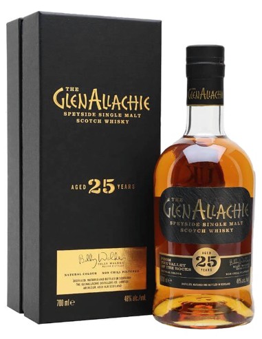 Single Malt Scotch Whisky The GlenAllachie 25 ans 70 cl.