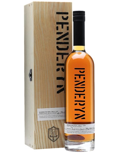 Welsh Single Malt Whisky Penderyn Bourbon Single Cask B227 70 cl.