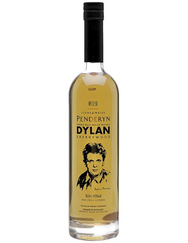 Welsh Single Malt Whisky Penderyn Icons of Wales 3 "Dylan Thomas" 70 cl.