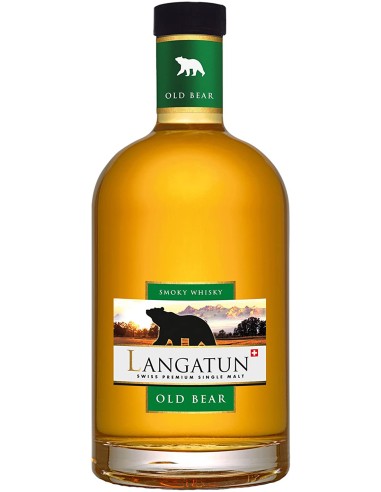 Single Malt Whisky Langatun Old Bear Smoky 50 cl.