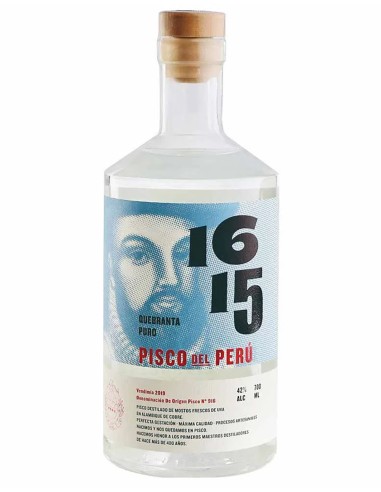 Pisco 1615 Puro Quebranta 70 cl.