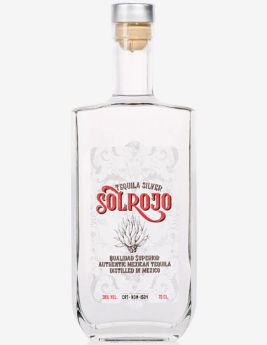 Tequila Sol Rojo Silver 70 cl.