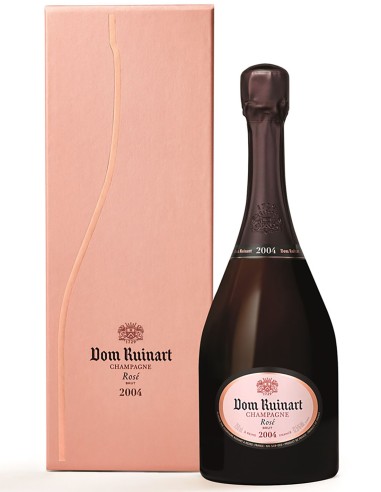 Champagne Ruinart Dom Ruinart Rosé 2004 en Coffret 75 cl.