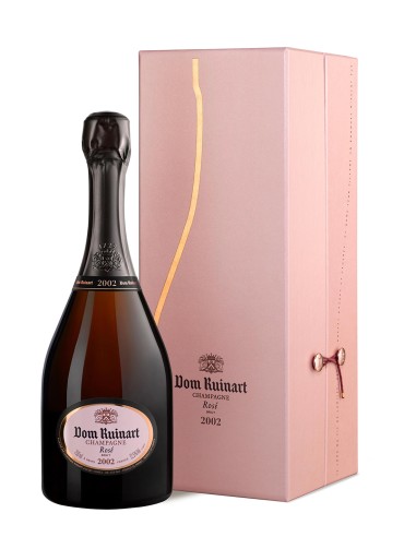 Champagne Ruinart Dom Ruinart Rosé 2002 en Coffret 150 cl.