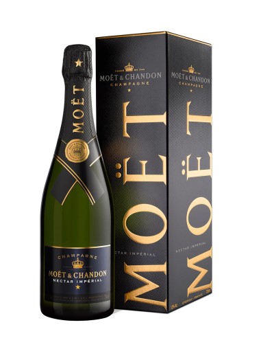 Champagne Moët & Chandon Nectar Impérial en Coffret 75 cl.