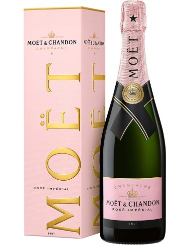 Champagne Moët & Chandon Rosé Impérial en Coffret 75 cl.