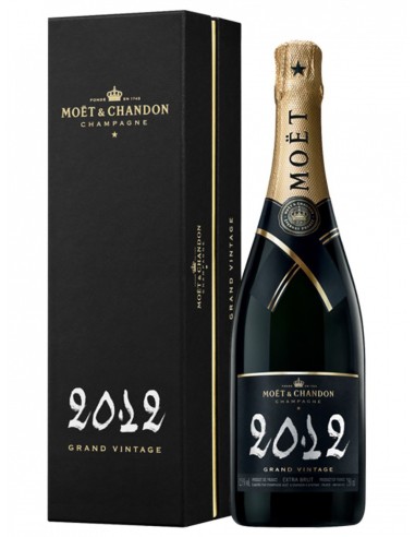Champagne Moët & Chandon Grand Vintage 2012 en Coffret 75 cl.