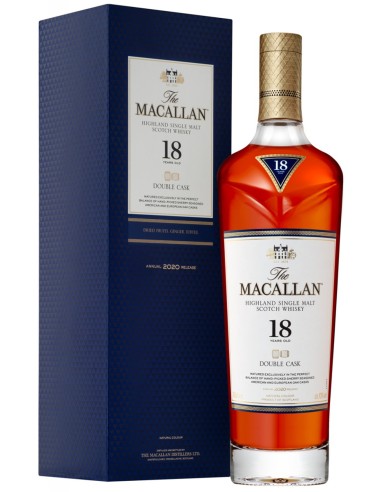 Single Malt Scotch Whisky Macallan Double Cask Matured 18 ans 70 cl.