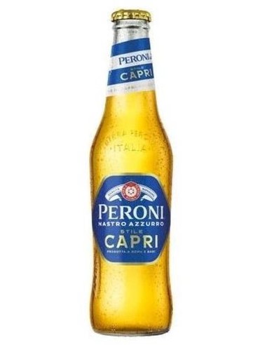 Bière Peroni Nastro Azzurro Capri 4x6x33 cl.