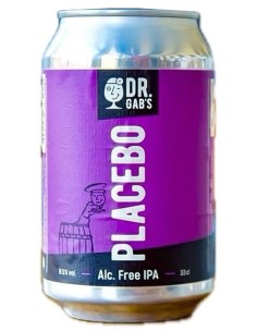 Bière Dr. Gab's Placebo S. Alc Canettes 24x33 cl.
