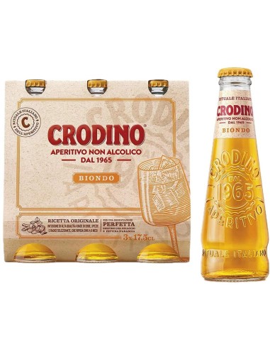 Crodino Biondo Cs. 8 x 3 x 17.5 cl.