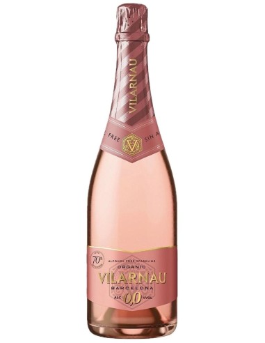 0.0% Vilarnau Rosé Bio 75 cl.