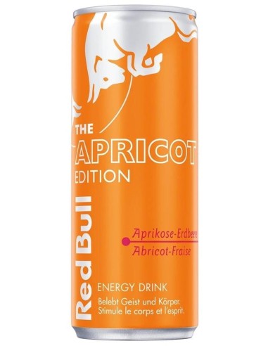 Red Bull Edition Abricot - Fraise 25 cl.