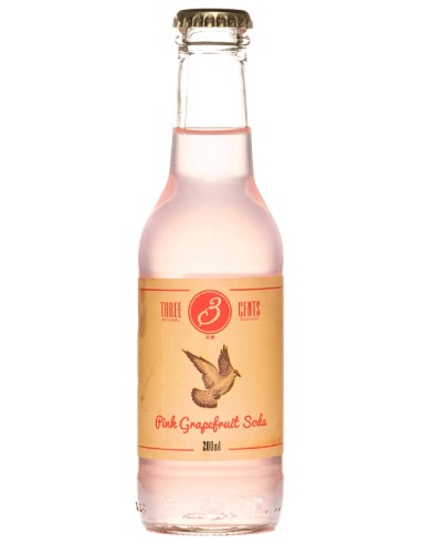 Three Cents Pink Grapefruit Soda 20 cl.