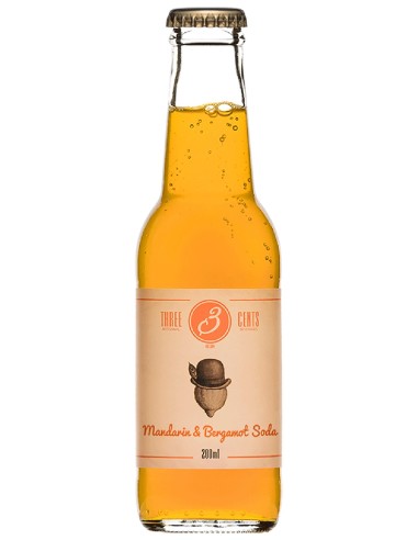 Three Cents Mandarin & Bergamot Soda 20 cl.