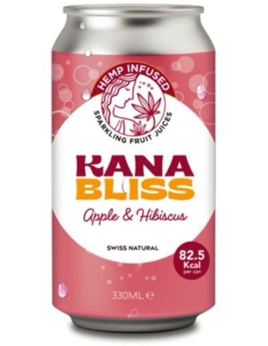 Kanabliss Apple & Hibiscuss Canette 12 x 33 cl.