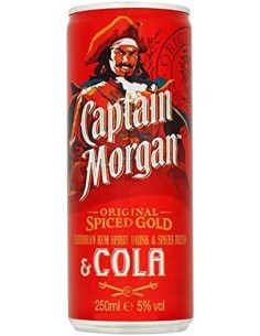 Ready to Drink Captain Morgan & Cola (RTD) 25 cl.