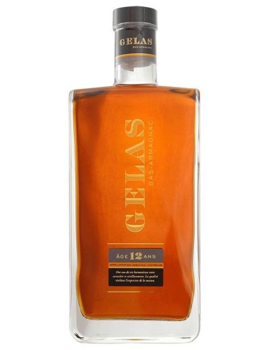Armagnac Gelas 12 ans 70 cl.