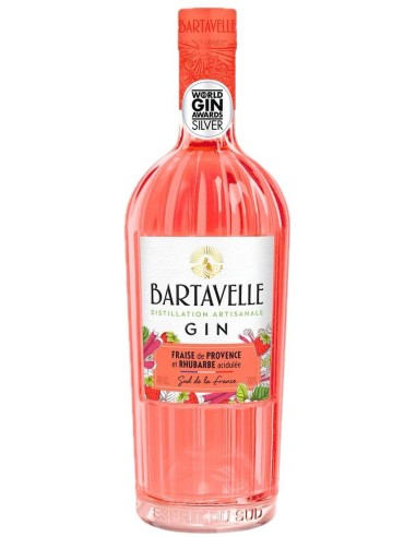 Gin Bartavelle Fraise & Rhubarbe 70 cl.