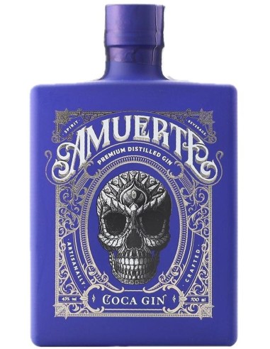 Gin Amuerte Coca Leaf Blue 70 cl.