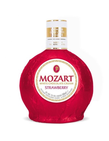 Liqueur Mozart Chocolat Blanc Crème Fraise 50 cl