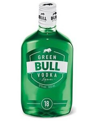 Liqueur Bull Green Vodka PET 50 cl.
