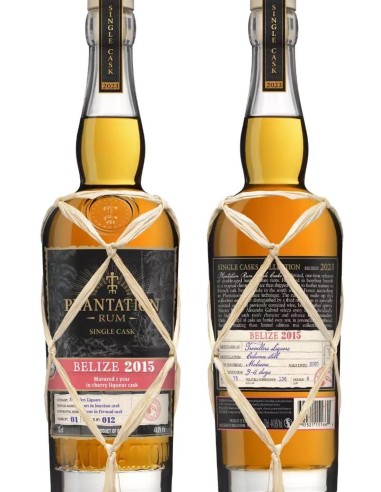 Rum Plantation Belize 2015 8 ans 70 cl.