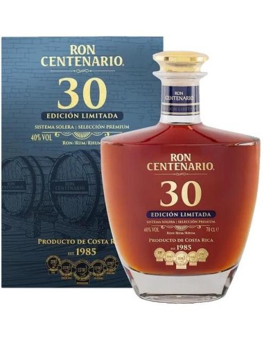 Rum Centenario Edicion Limitada 30 Años Sistema S.
