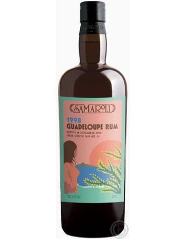 Rum Samaroli Guadeloupe 1998 / 2016 - 18 ans - Sin