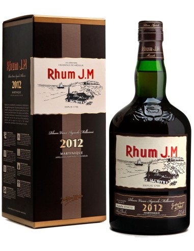 Rhum J. M Vieux Agricole Millésimé 2012 70 cl.