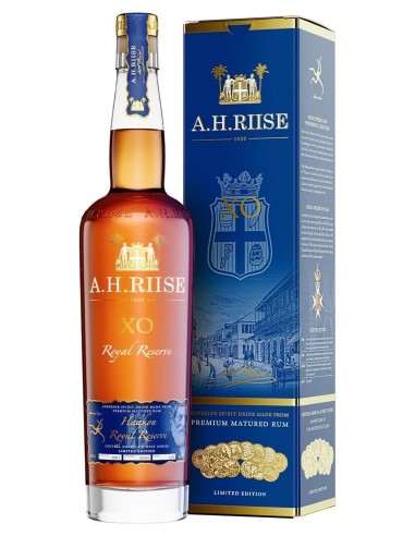 Rum A. H. Riise  XO Kong Haakon Royal Reserve 70 .