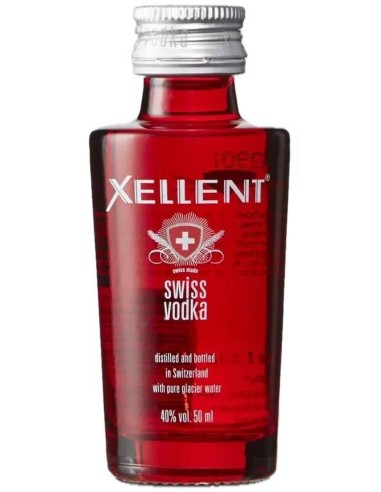 Vodka Xellent Swiss Miniature 5 cl.