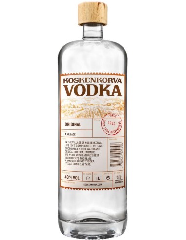 Vodka Koskenkorva 60% Overproof 100 cl.