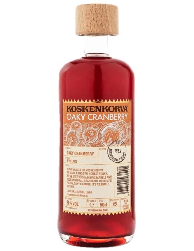 Liqueur Koskenkorva Oaky Cranberry 50 cl.
