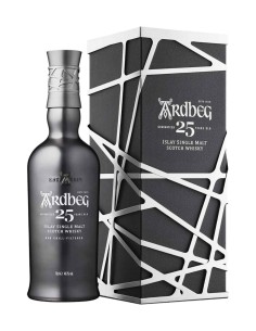 Single Malt Whisky Ardbeg 25 ans coffret 70 cl.