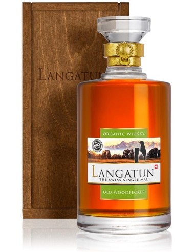 Single Malt Whisky Langatun Old Woodpecker BIO 50.