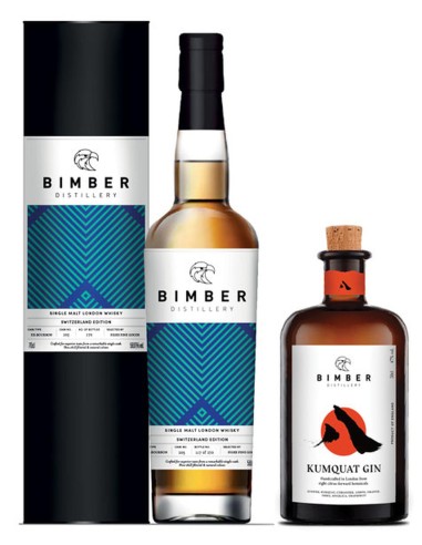 Single Malt Whiskey Bimber Single Cask 70 cl. + Gi