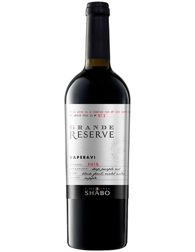 Saperavi Reserve 2016 Shabo 75 cl.