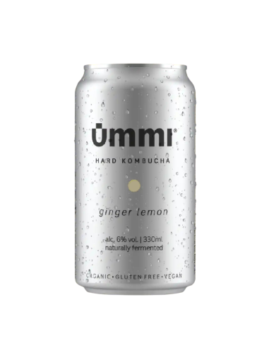 UMMI Hard Kombucha Ginger & Lemon 24x33 cl.