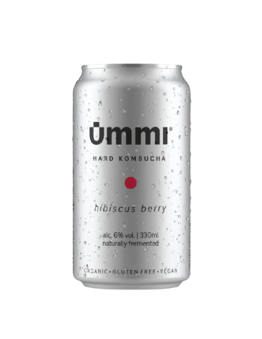 UMMI Hard Kombucha Hibiscus Berry 24x33 cl.