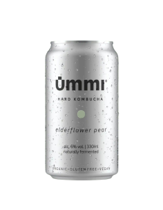 UMMI Hard Kombucha Elderflower Pear 24x33 cl.